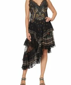 Camilla EBoutique (US) LAYERED ASYMMETRICAL DRESS MATERNAL INSTINCT