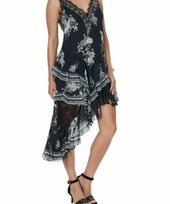 Camilla EBoutique (US) LAYERED ASYMMETRICAL DRESS MOONSHINE BLOOM Up To 50% Off