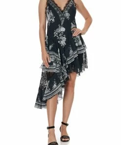 Camilla EBoutique (US) LAYERED ASYMMETRICAL DRESS MOONSHINE BLOOM Up To 50% Off