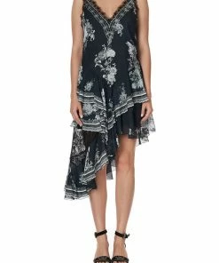 Camilla EBoutique (US) LAYERED ASYMMETRICAL DRESS MOONSHINE BLOOM Up To 50% Off