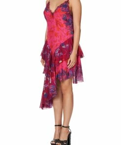 Camilla EBoutique (US) LAYERED ASYMMETRICAL DRESS TROPIC OF NEON Up To 50% Off