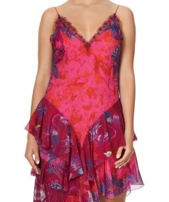 Camilla EBoutique (US) LAYERED ASYMMETRICAL DRESS TROPIC OF NEON Up To 50% Off