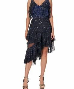 Camilla EBoutique (US) Up To 50% Off LAYERED ASYMMETRICAL SKIRT ITS A SIGN