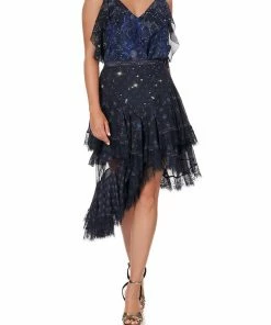 Camilla EBoutique (US) Up To 50% Off LAYERED ASYMMETRICAL SKIRT ITS A SIGN