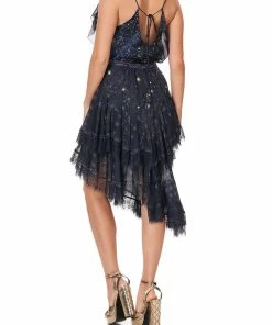 Camilla EBoutique (US) Up To 50% Off LAYERED ASYMMETRICAL SKIRT ITS A SIGN