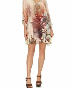 Camilla EBoutique (US) LAYERED FRILL SHORT DRESS COASTAL TREASURE