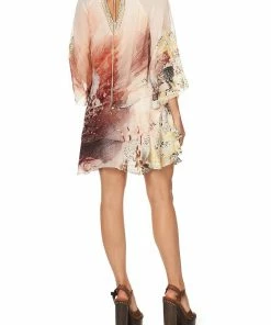 Camilla EBoutique (US) LAYERED FRILL SHORT DRESS COASTAL TREASURE