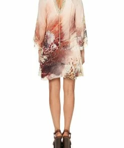 Camilla EBoutique (US) LAYERED FRILL SHORT DRESS COASTAL TREASURE