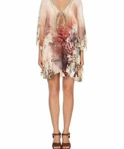 Camilla EBoutique (US) LAYERED FRILL SHORT DRESS COASTAL TREASURE