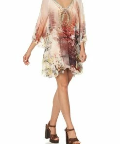 Camilla EBoutique (US) LAYERED FRILL SHORT DRESS COASTAL TREASURE