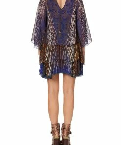 Camilla EBoutique (US) LAYERED FRILL SHORT DRESS KOMODO QUEEN