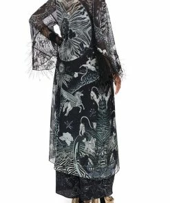 Camilla EBoutique (US) Up To 30% Off LAYERING ROBE WITH CONTRAST SLEEVE ASTRO DISCO