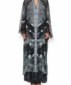 Camilla EBoutique (US) Up To 30% Off LAYERING ROBE WITH CONTRAST SLEEVE ASTRO DISCO