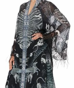Camilla EBoutique (US) Up To 30% Off LAYERING ROBE WITH CONTRAST SLEEVE ASTRO DISCO