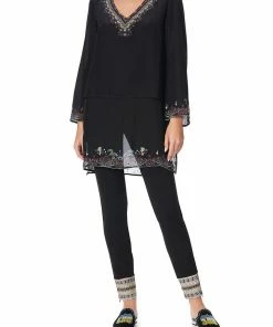 Camilla EBoutique (US) Up To 50% Off LEGGINGS WITH CONTRAST CUFF BOTANICAL CHRONICLES