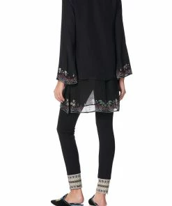 Camilla EBoutique (US) Up To 50% Off LEGGINGS WITH CONTRAST CUFF BOTANICAL CHRONICLES