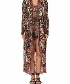 Camilla EBoutique (US) LONG CASUAL JACKET WITH POCKETS LIV A LITTLE Up To 50% Off