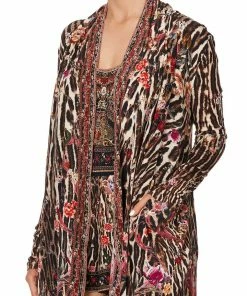 Camilla EBoutique (US) LONG CASUAL JACKET WITH POCKETS LIV A LITTLE Up To 50% Off