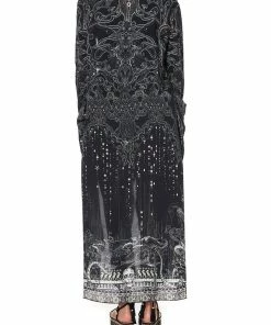 Camilla EBoutique (US) Up To 50% Off LONG CASUAL JACKET WITH POCKETS MIDNIGHT PEARL