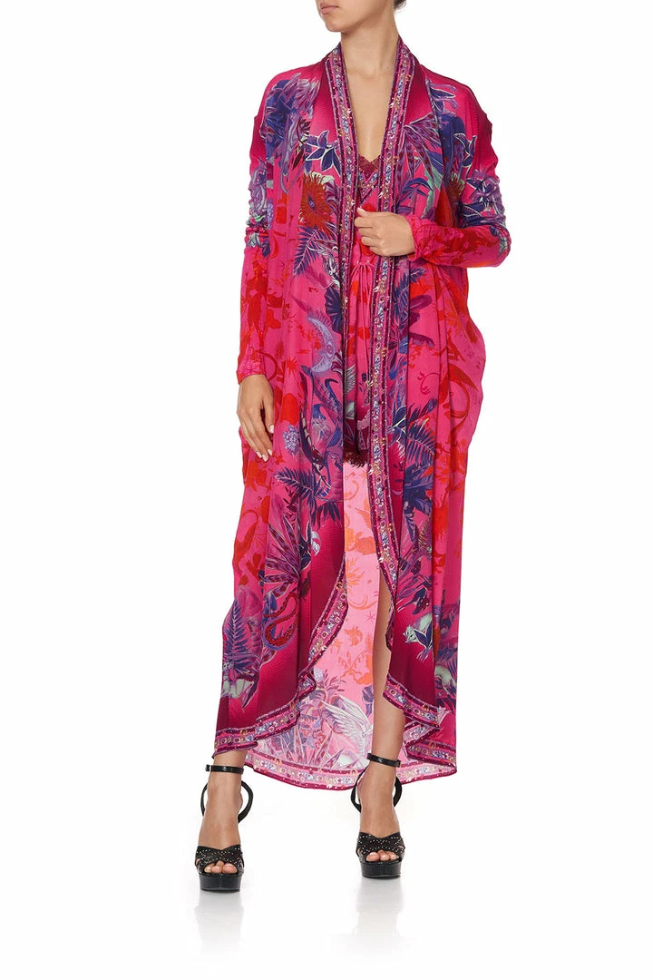 Camilla EBoutique (US) LONG CASUAL JACKET WITH POCKETS TROPIC OF NEON