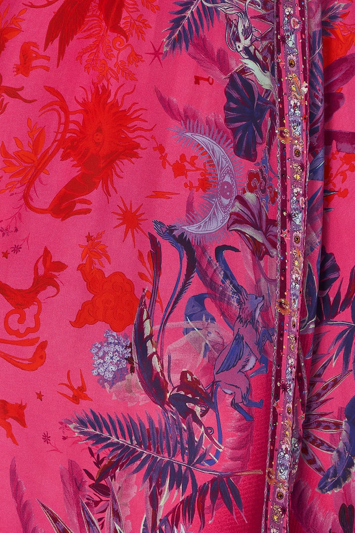 Camilla EBoutique (US) LONG CASUAL JACKET WITH POCKETS TROPIC OF NEON