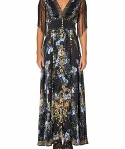 Camilla EBoutique (US) LONG DRESS WITH SHAPED WAISTBAND PALACE PLAYHOUSE