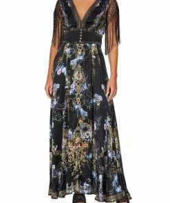 Camilla EBoutique (US) LONG DRESS WITH SHAPED WAISTBAND PALACE PLAYHOUSE