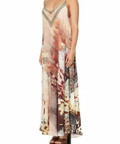 Camilla EBoutique (US) Up To 30% Off LONG DRESS WITH SHEER UNDERLAY COASTAL TREASURE