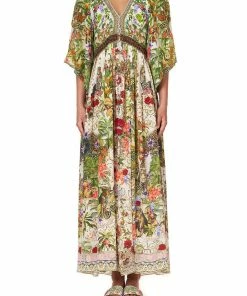 Camilla EBoutique (US) LONG DRESS WITH SMOCKED WAIST FAIR VERONA