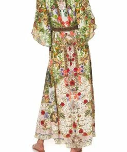 Camilla EBoutique (US) LONG DRESS WITH SMOCKED WAIST FAIR VERONA