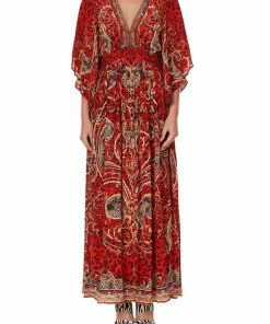 Camilla EBoutique (US) LONG DRESS WITH SMOCKED WAIST SLAVE TO THE RHYTHM Up To 30% Off