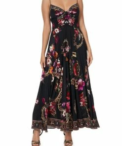 Camilla EBoutique (US) Up To 30% Off LONG DRESS WITH TIE FRONT MIRROR MIRROR