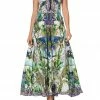Camilla EBoutique (US) Up To 40% Off LONG DRESS WITH TIE FRONT MOON GARDEN