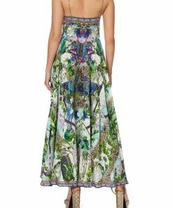 Camilla EBoutique (US) Up To 40% Off LONG DRESS WITH TIE FRONT MOON GARDEN