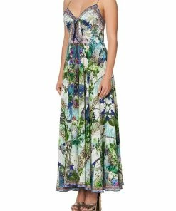 Camilla EBoutique (US) Up To 40% Off LONG DRESS WITH TIE FRONT MOON GARDEN