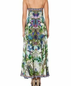 Camilla EBoutique (US) Up To 40% Off LONG DRESS WITH TIE FRONT MOON GARDEN