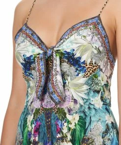 Camilla EBoutique (US) Up To 40% Off LONG DRESS WITH TIE FRONT MOON GARDEN