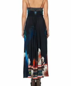 Camilla EBoutique (US) LONG DRESS WITH TIE FRONT NIGHT FLIGHT Up To 30% Off