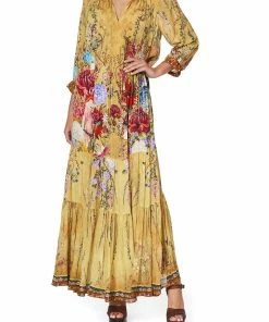 Camilla EBoutique (US) LONG GATHERED PANEL DRESS AMONG THE GUMTREES Up To 50% Off