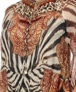 Camilla EBoutique (US) LONG GATHERED PANEL DRESS WILD FIRE