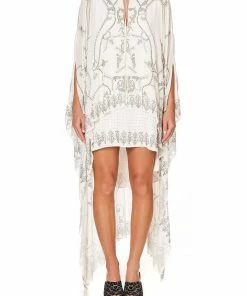 Camilla EBoutique (US) LONG SHEER OVERLAY DRESS LUXE CREAM Up To 30% Off