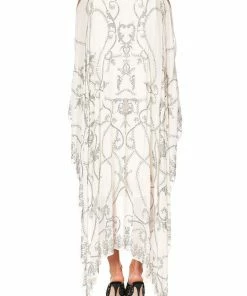 Camilla EBoutique (US) LONG SHEER OVERLAY DRESS LUXE CREAM Up To 30% Off