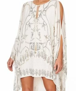 Camilla EBoutique (US) LONG SHEER OVERLAY DRESS LUXE CREAM Up To 30% Off