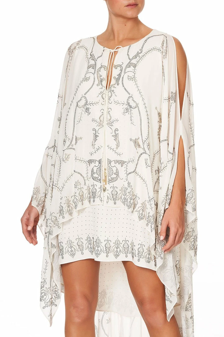 Camilla EBoutique (US) LONG SHEER OVERLAY DRESS LUXE CREAM Up To 30% Off