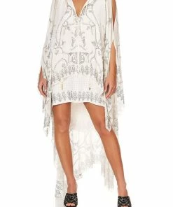 Camilla EBoutique (US) LONG SHEER OVERLAY DRESS LUXE CREAM Up To 30% Off