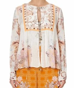 Camilla EBoutique (US) Sale Clothing LONG SLEEVE BIB TOP MARRAKESH MAIDEN