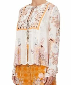 Camilla EBoutique (US) Sale Clothing LONG SLEEVE BIB TOP MARRAKESH MAIDEN