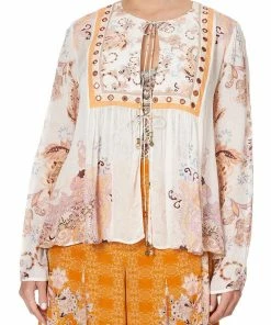 Camilla EBoutique (US) Sale Clothing LONG SLEEVE BIB TOP MARRAKESH MAIDEN