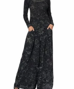 Camilla EBoutique (US) LONG SLEEVE FITTED TOP MIDNIGHT MOON HOUSE