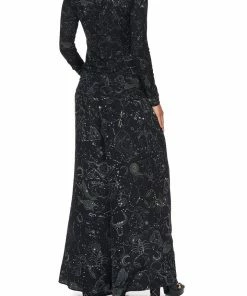 Camilla EBoutique (US) LONG SLEEVE FITTED TOP MIDNIGHT MOON HOUSE